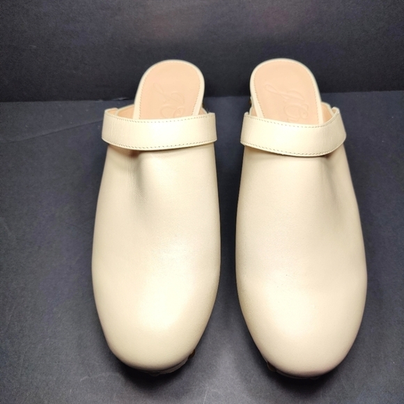 J. Crew Convertible Dusty Ivory Leather Slip On Clog Women's Shoe Size 10.5 NWOT - Picture 8 of 10